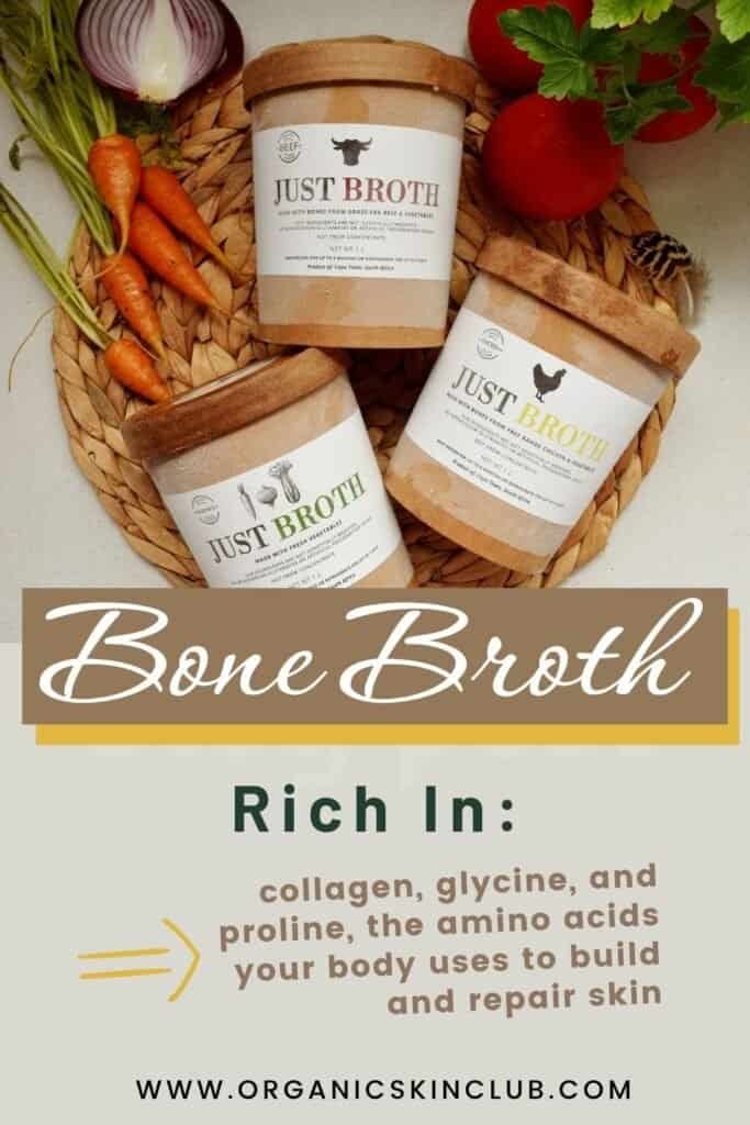 bone broth glowing skin drink rich in collagen