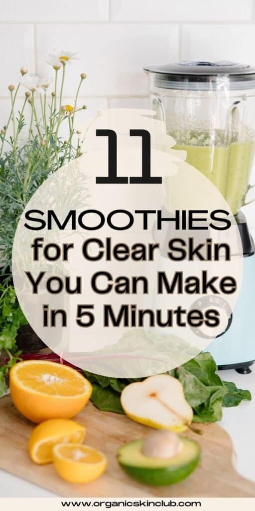 Berry antioxidant smoothie for glowing clear skin