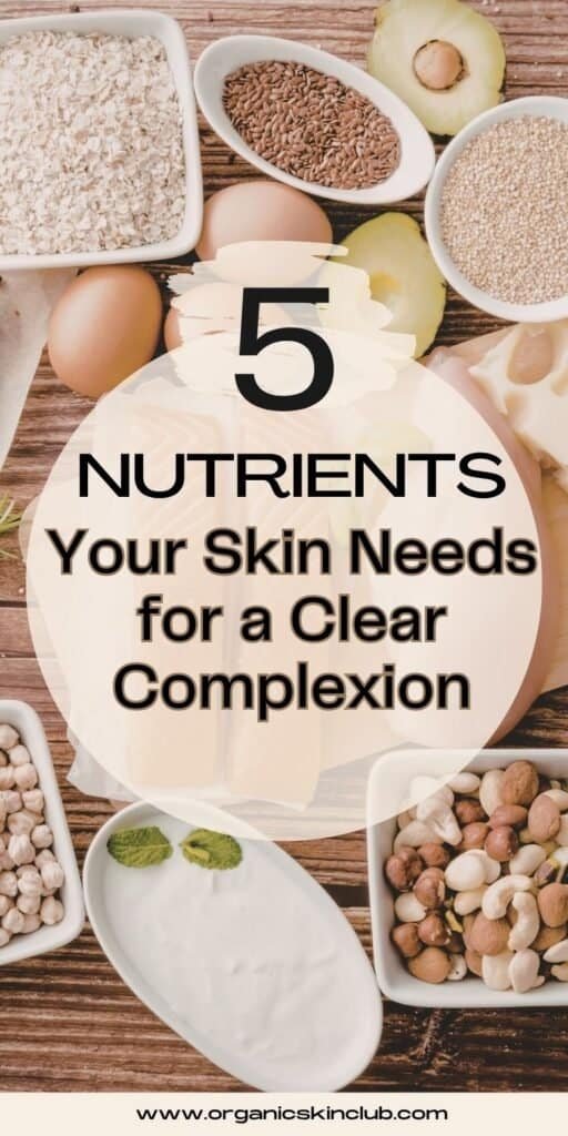 Fresh fruits and vegetables that are foods for clear skin