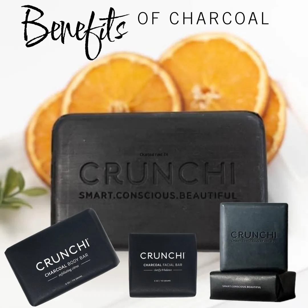 Activated charcoal benefits shown on clean, healthy skin