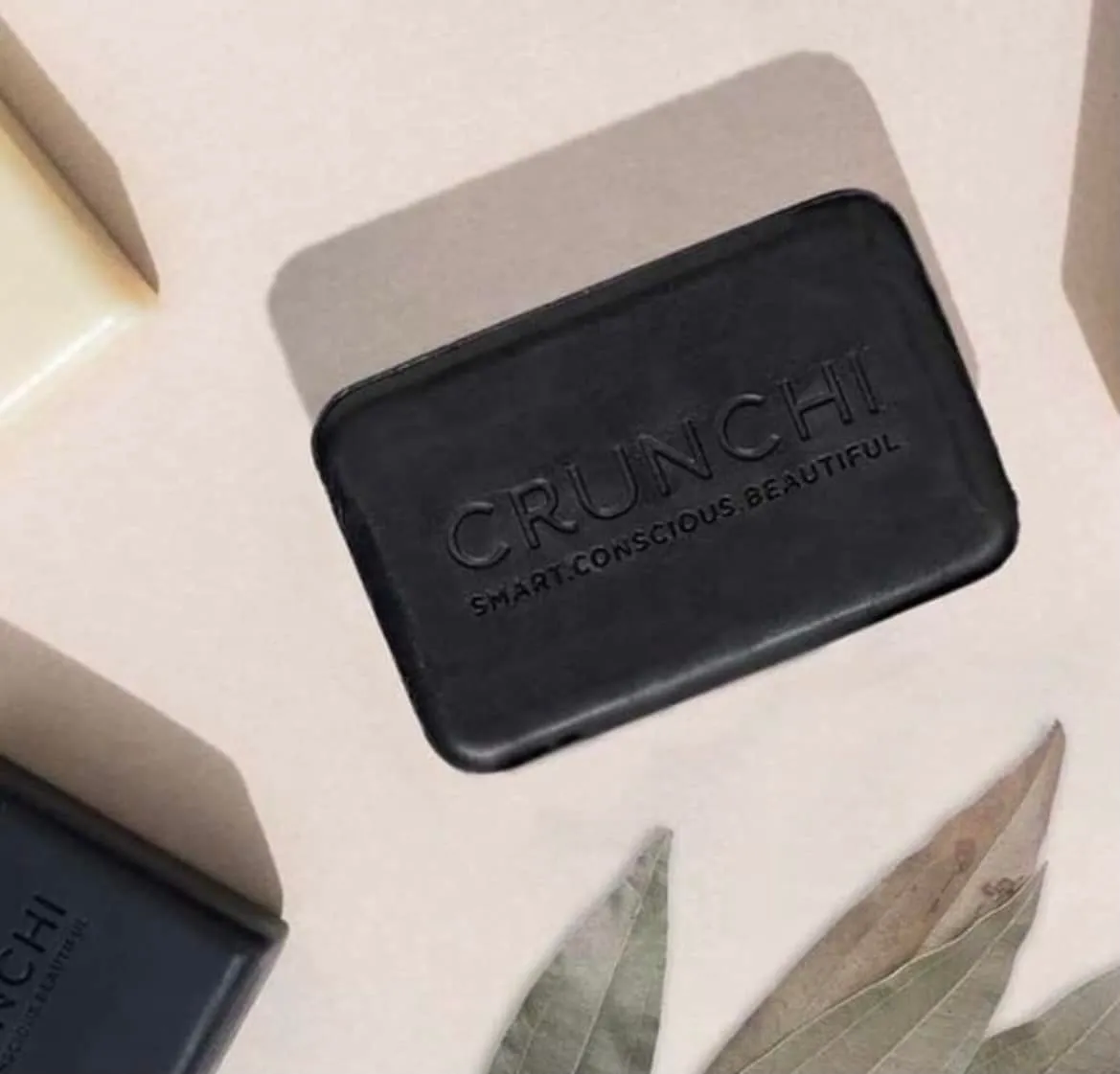 Crunchi charcoal body bar showing daily activated charcoal benefits for skin